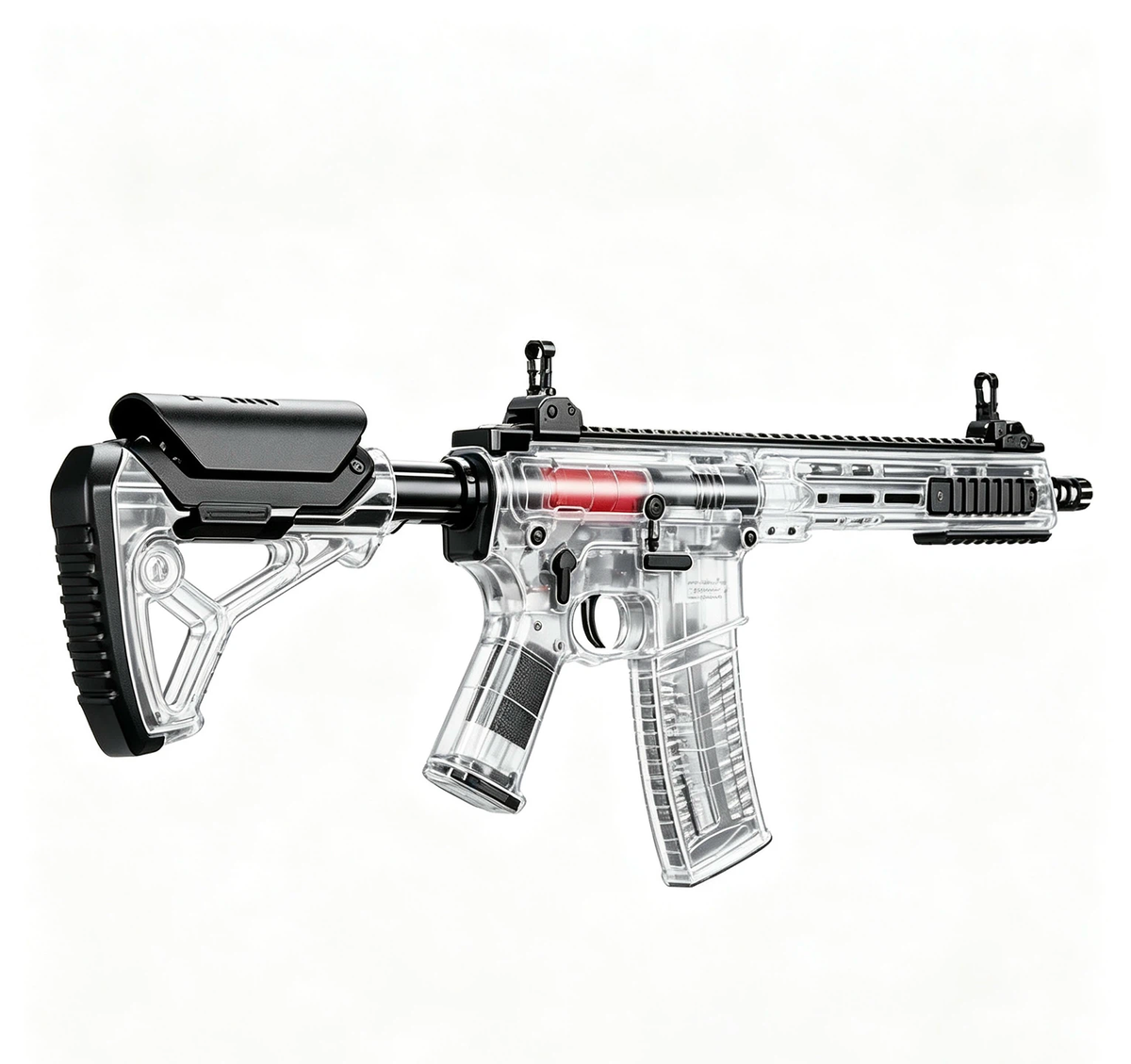 Tian Gong F4 Transparent PC Shell Blaster | Electric Auto & Single Shot, Modifiable Toy for Outdoor Game