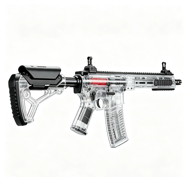 Tian Gong F4 Transparent PC Shell Blaster | Electric Auto & Single Shot, Modifiable Toy for Outdoor Game