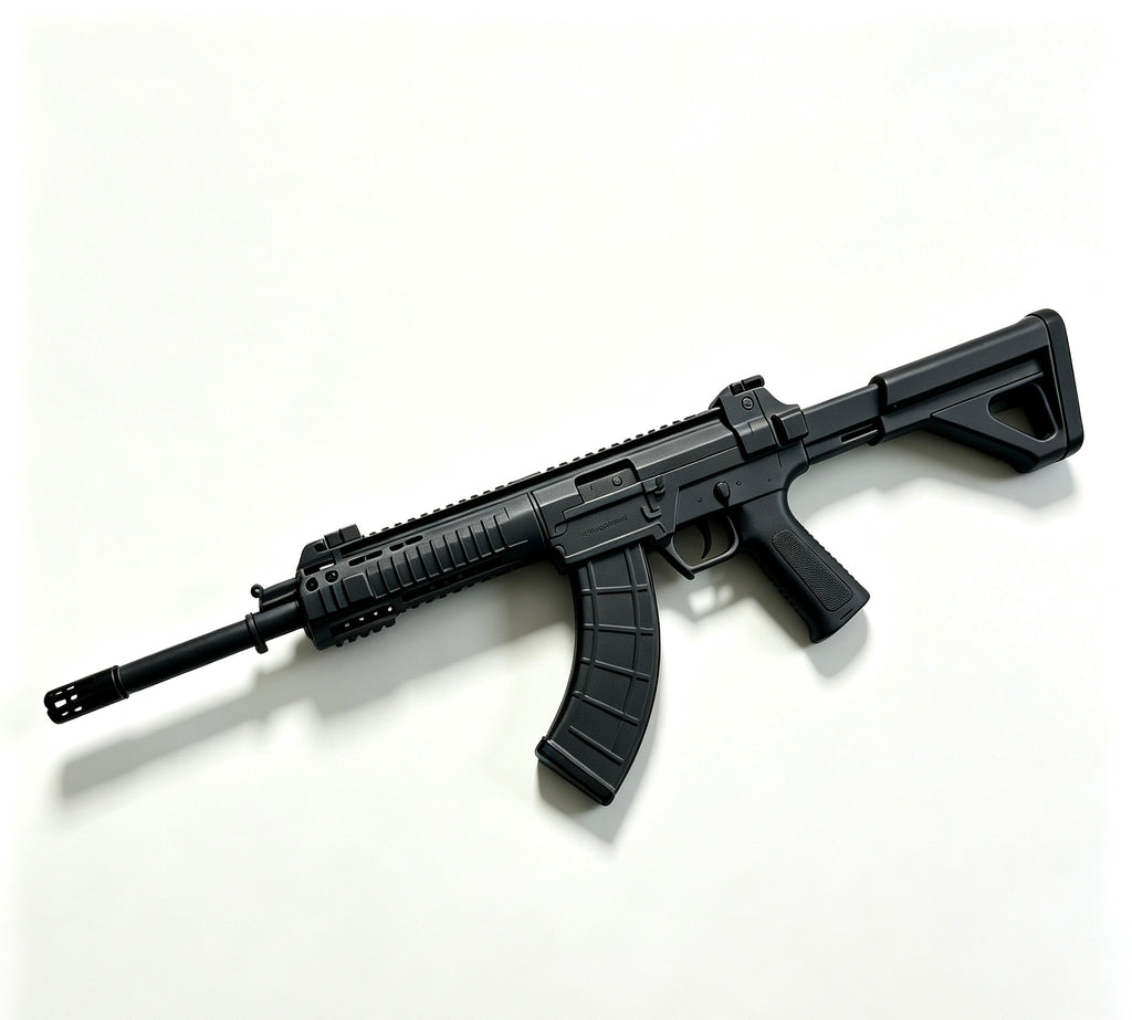 QBZ191 Heavy Weight Replica Model, Metal Tube & Metal Gear Internal Structure High-End Collection Ornament