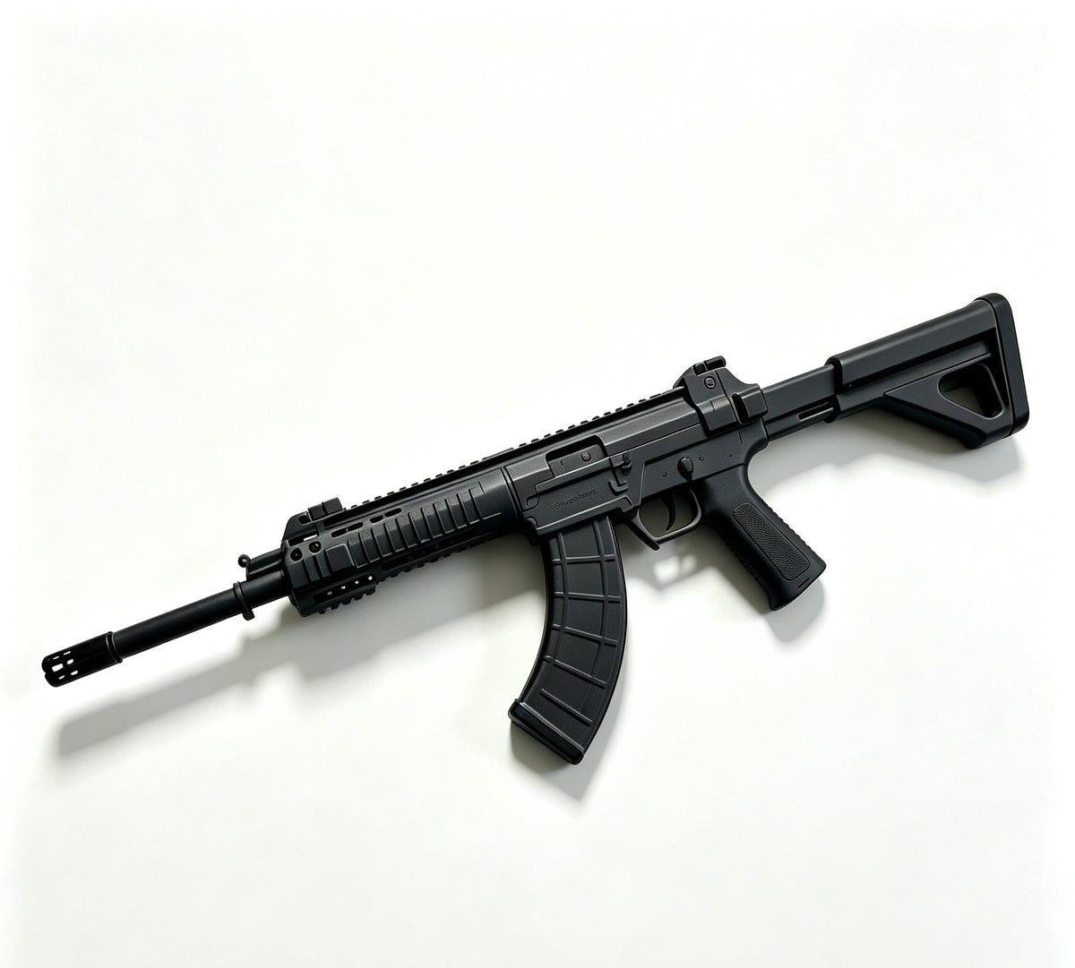 QBZ191 Heavy Weight Replica Model, Metal Tube & Metal Gear Internal Structure High-End Collection Ornament