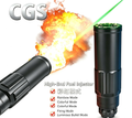 Simulated Flame Smoke Muzzle Decor | RGB Multi Light Effect Tactical Attachment