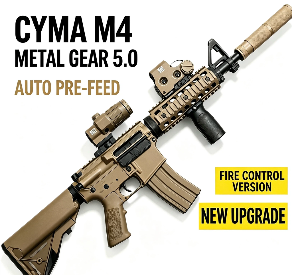M4 Metal Gear 5.0 | Red Falcon Fire Control Gel Blaster