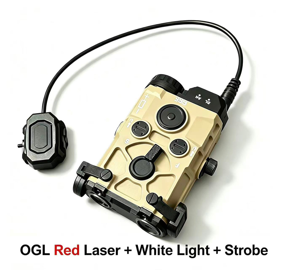 3‑Mode Remote Pressure Switch Dual‑Control Tactical Switch