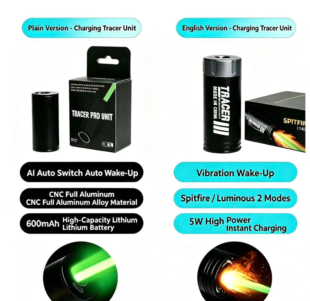 140mm RGB Tracer Unit Spitfire Effect, Rechargeable