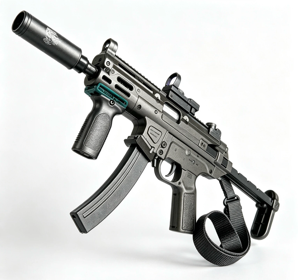 MP5‑Style Electric Tactical Toy Blaster, Blowback Recoil, Semi & Full‑Auto Shooting