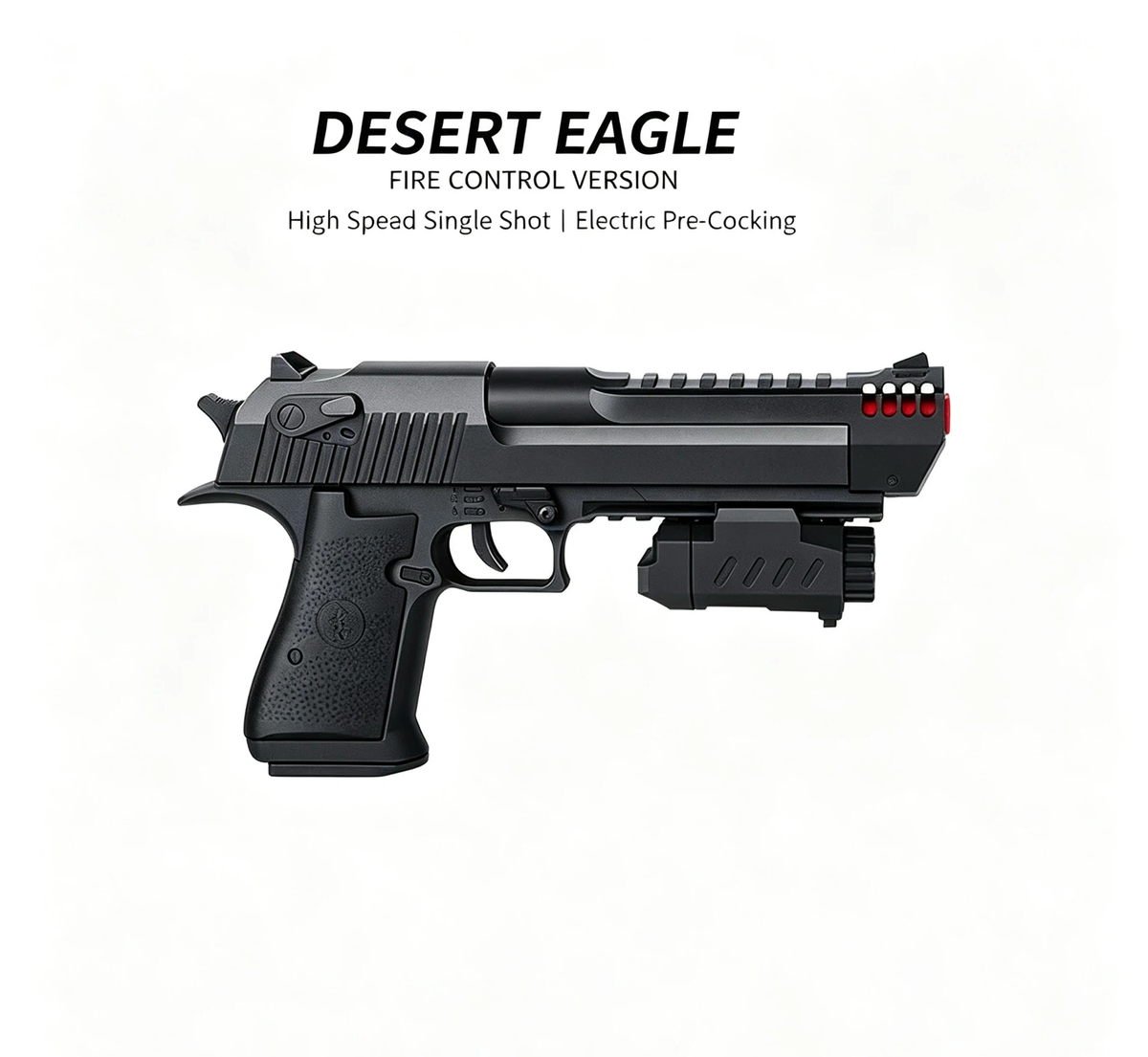 > Desert Eagle Fire Control Version Toy Blaster | Electric Pre-Cocking, High Speed Single & Auto Shot