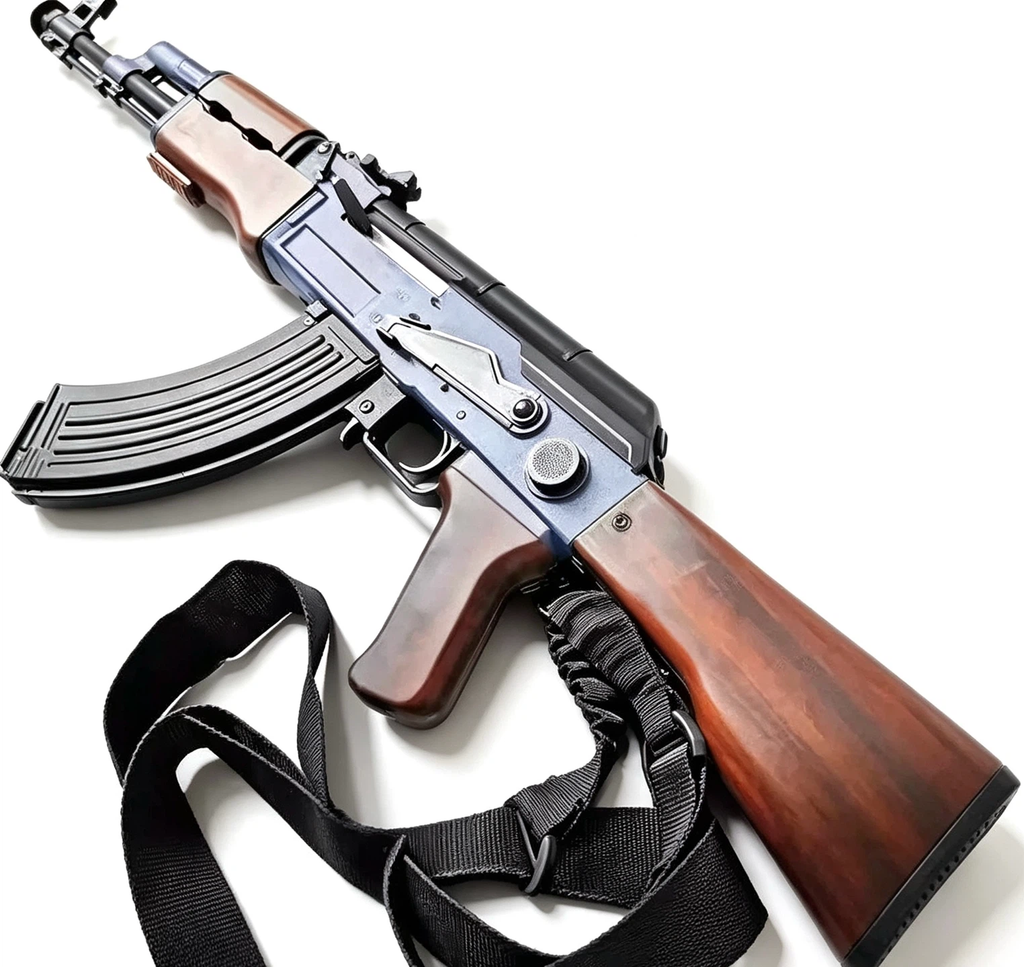 TianGong AK47 Nylon Electric Toy Gun, Semi & Full Auto, Blowback Wargame Blaster for Boys, Chicken Game Model