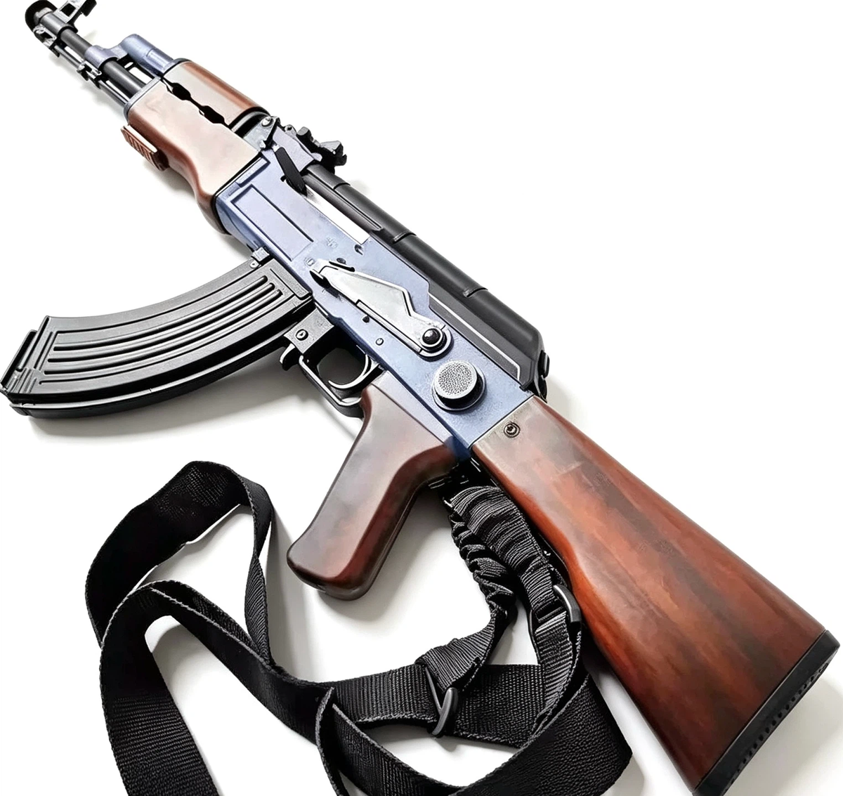 TianGong AK47 Nylon Electric Toy Gun, Semi & Full Auto, Blowback Wargame Blaster for Boys, Chicken Game Model