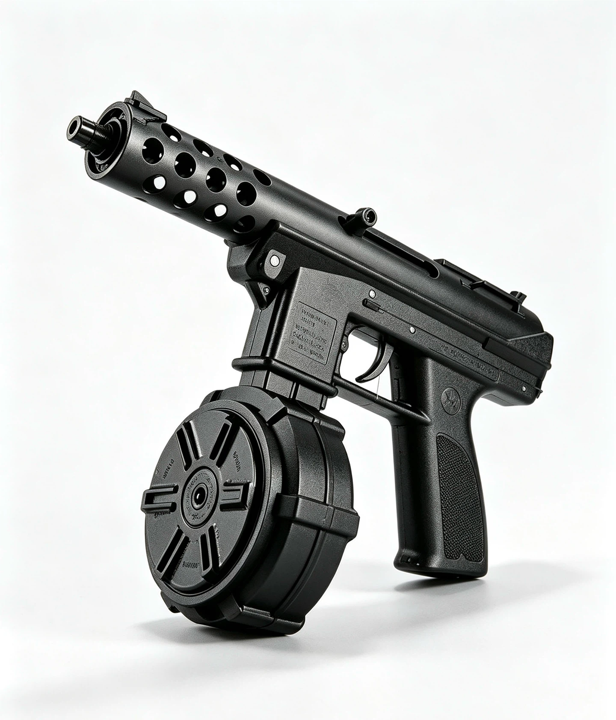 Full‑Auto TEC‑9 Toy Blaster, Alloy Gearbox & Fire Control System, Outdoor Game Toy