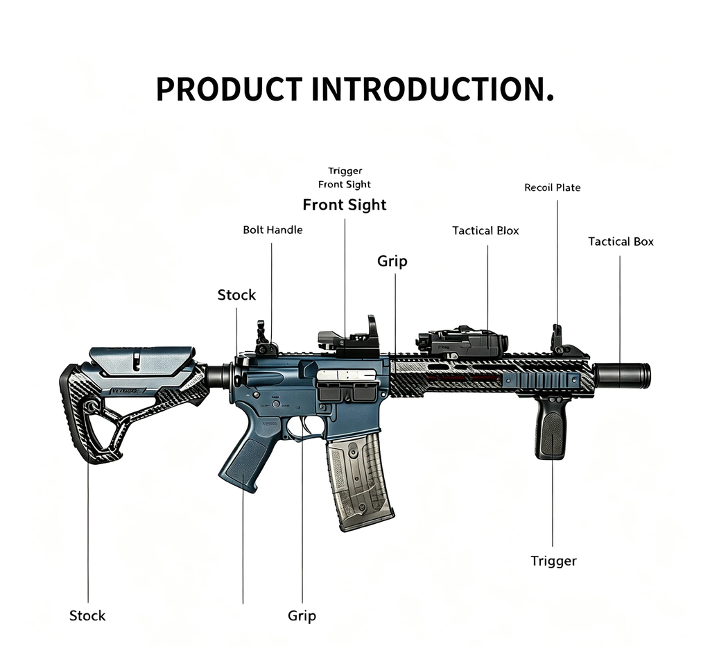 F4 Gen 2 Carbon Fiber Electric Gel Toy Launcher