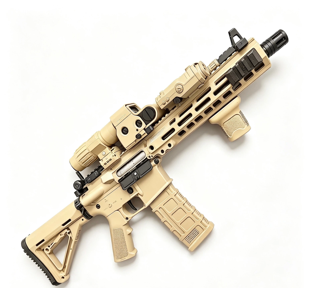 MK8 Electric Soft‑Bullet Toy Gun, Semi‑Auto & Full‑Auto Assault‑Style Blaster for Boys