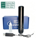 LED Light Smoke Simulator Toy Suppressor, 14mm CCW Thread, Aluminum Alloy, 4 Styles Optional