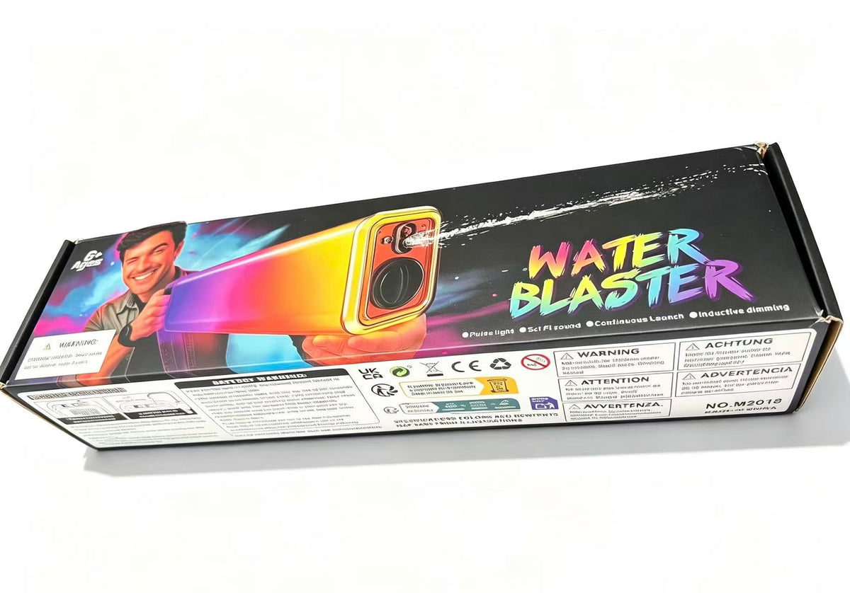 Rainbow Light Up Gel Blaster Magazine | Transparent Glowing Gel Beads Mag