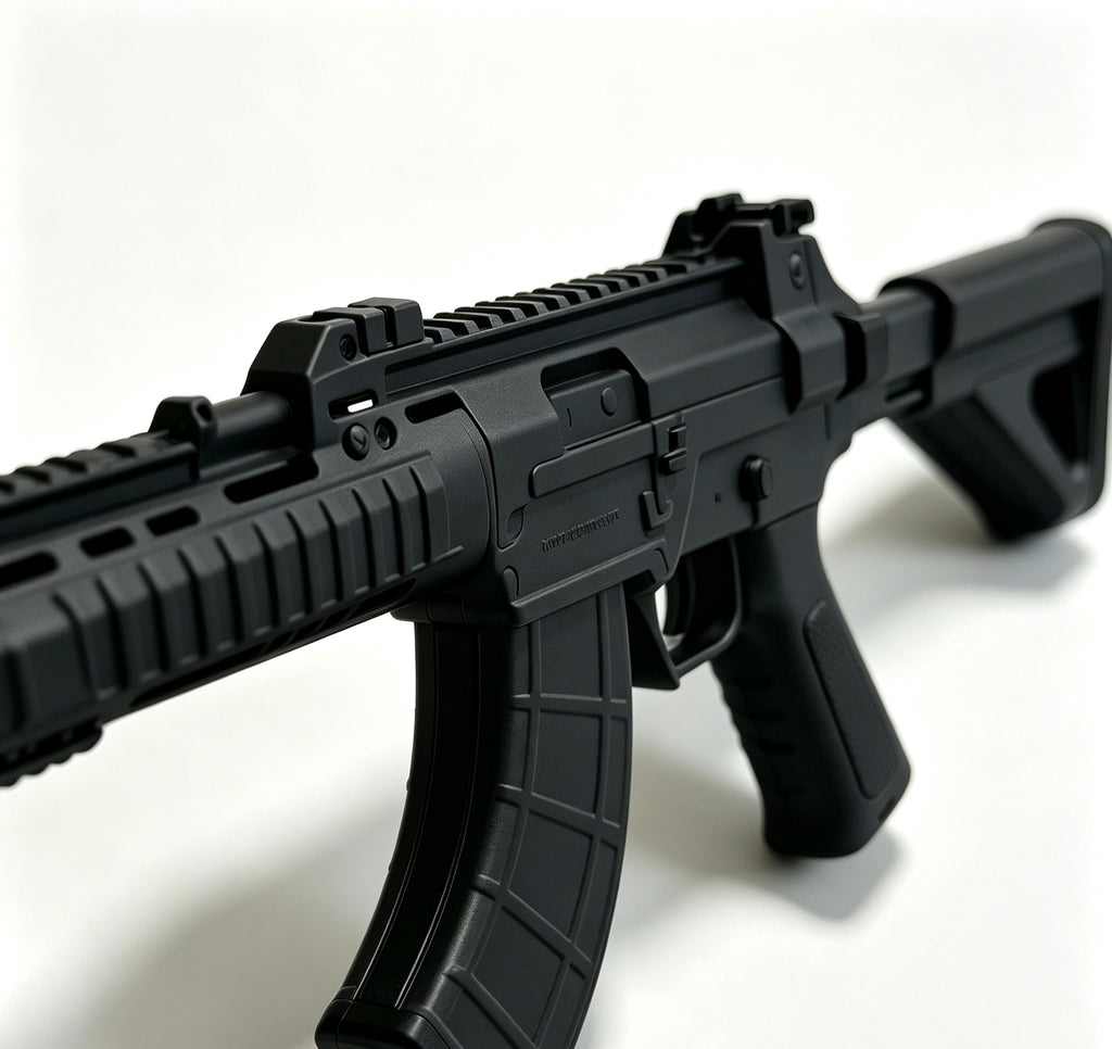 QBZ191 Heavy Weight Replica Model, Metal Tube & Metal Gear Internal Structure High-End Collection Ornament