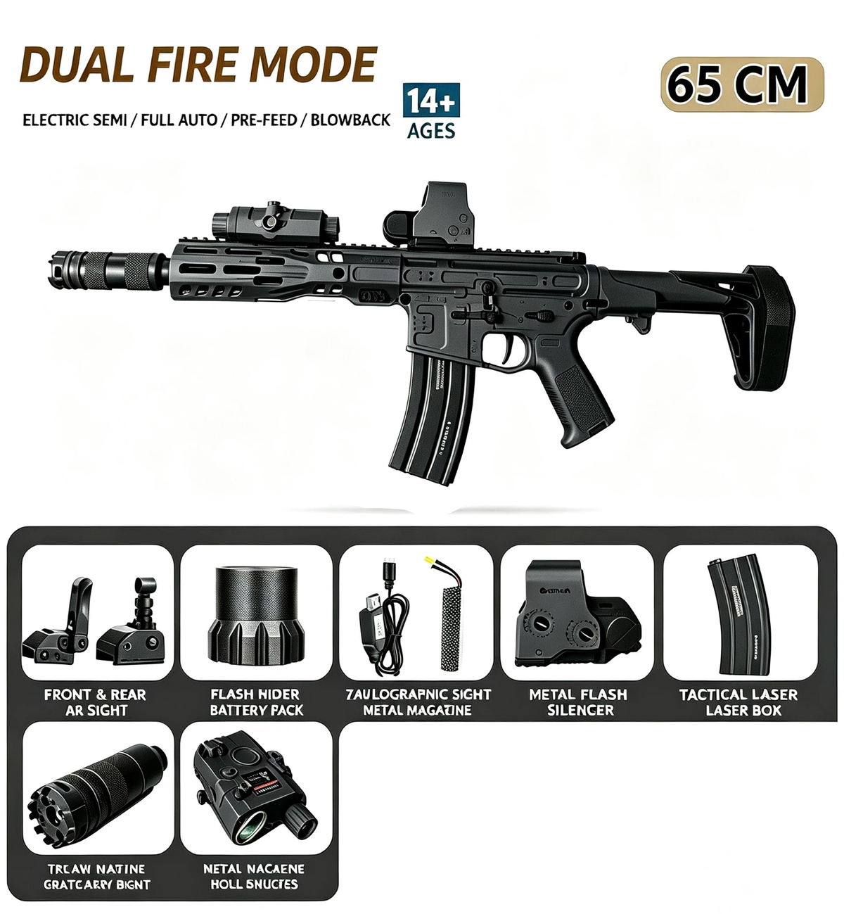 SLR Electric Tactical Toy Model