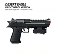 > Desert Eagle Fire Control Version Toy Blaster | Electric Pre-Cocking, High Speed Single & Auto Shot