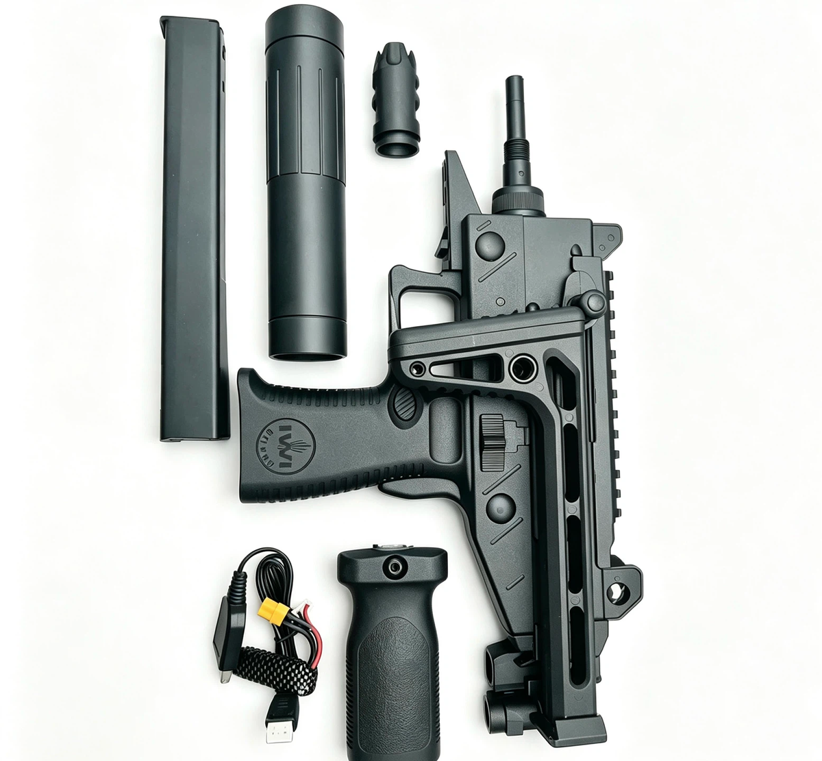 UZI Style Nylon Recreational Gel Toy Launcher