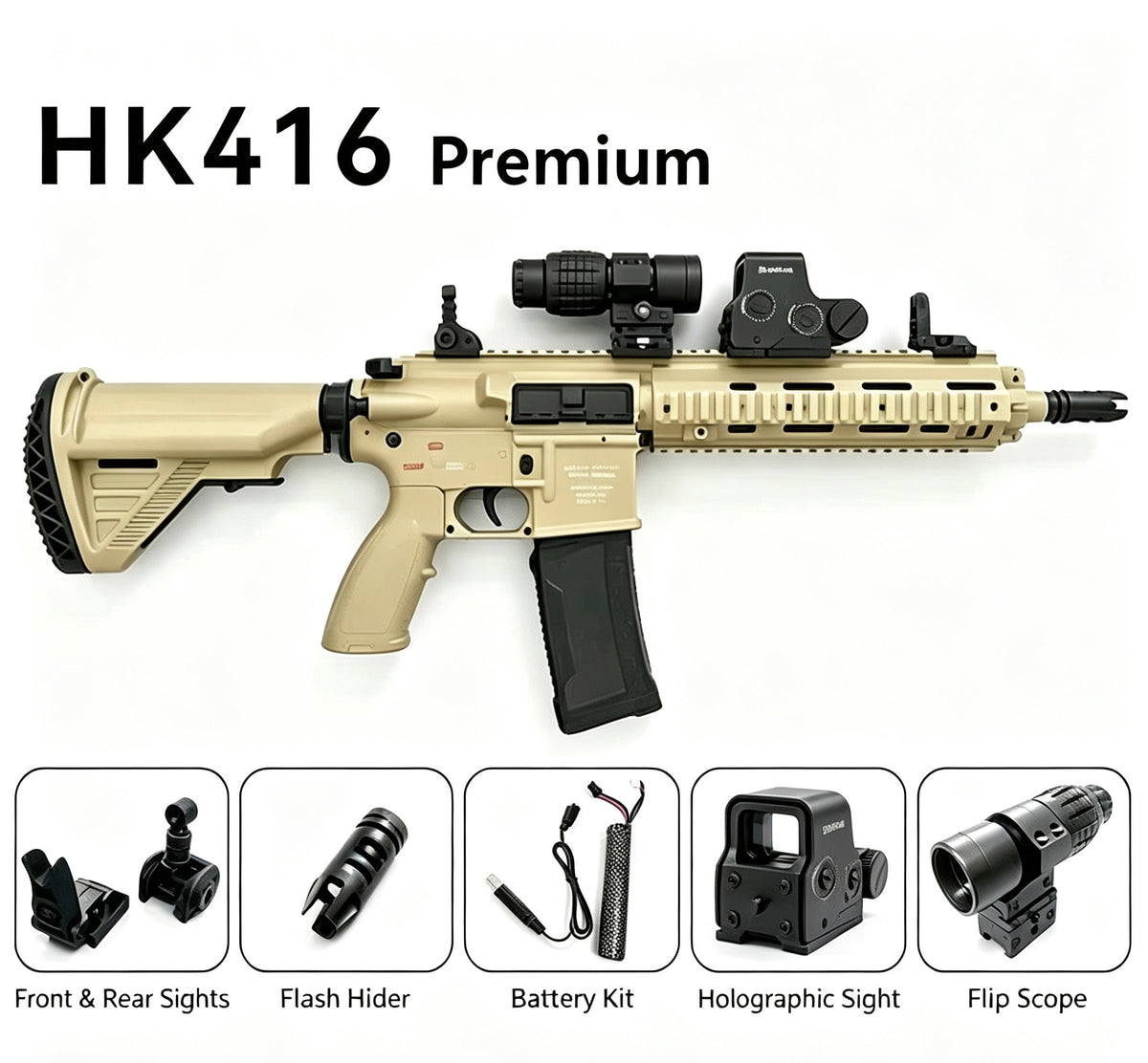 Nylon HK‑416 Hobby Model, Electric Hobby Toy