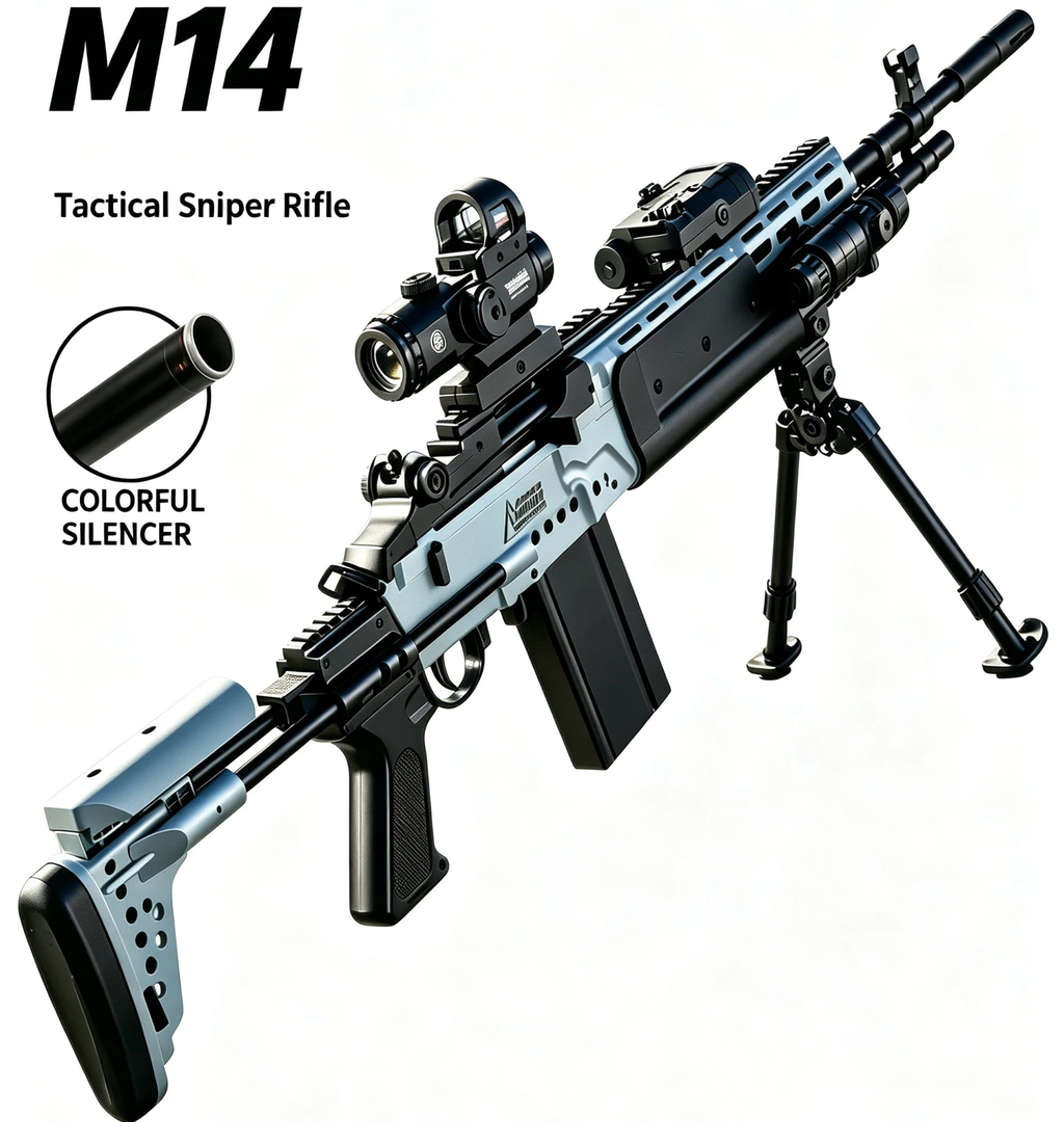 MK14 Tactical Display Model Replica, Full Accessories Kit