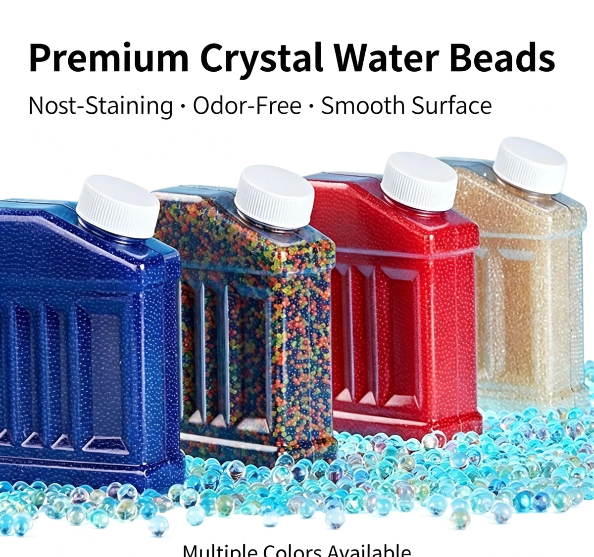 Premium Crystal Decorative Beads | Eco-Friendly Craft Beads for DIY & Home Decoration, 2 Sizes
