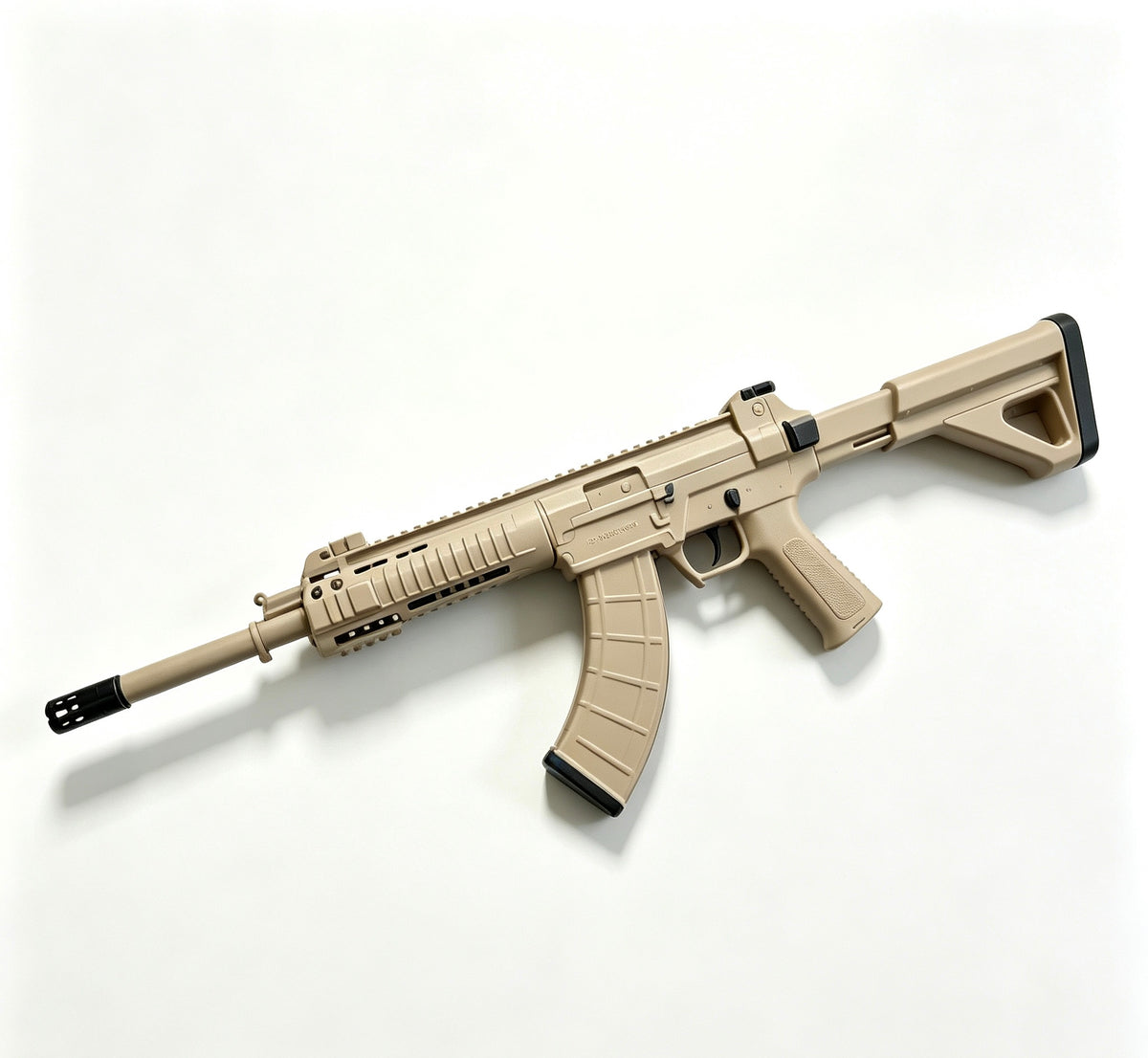 QBZ191 Heavy Weight Replica Model, Metal Tube & Metal Gear Internal Structure High-End Collection Ornament