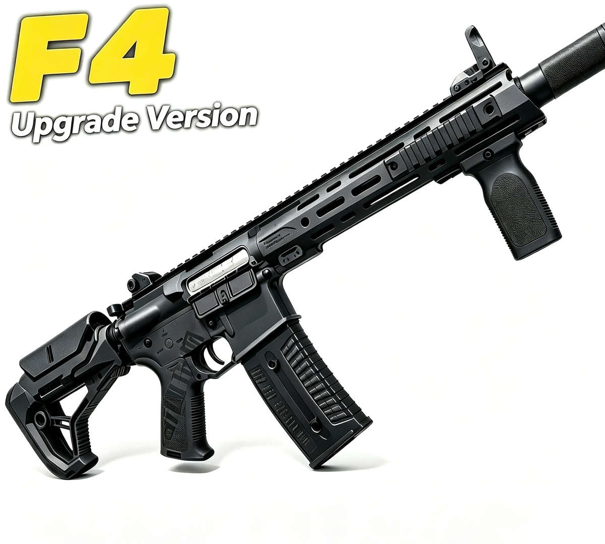 F4 Wargame Electric Toy Blaster with Metal Gear & Blowback Effect