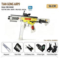 Transparent Shell Electric Toy Blaster | Customizable Tactical Shooting Toy for Collection & Outdoor Game
