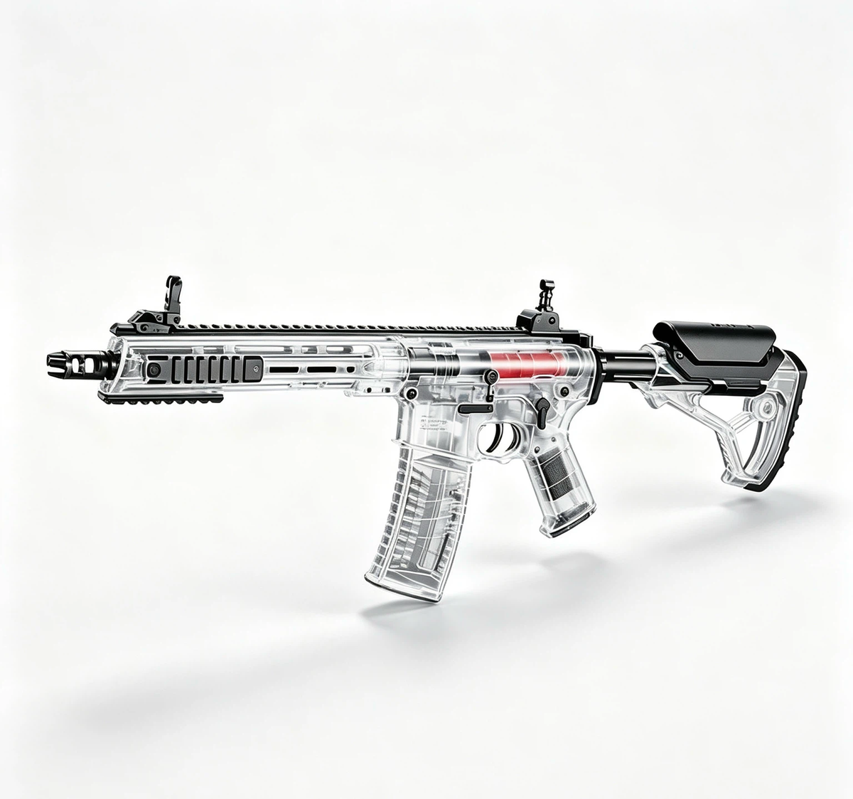 Tian Gong F4 Transparent PC Shell Blaster | Electric Auto & Single Shot, Modifiable Toy for Outdoor Game