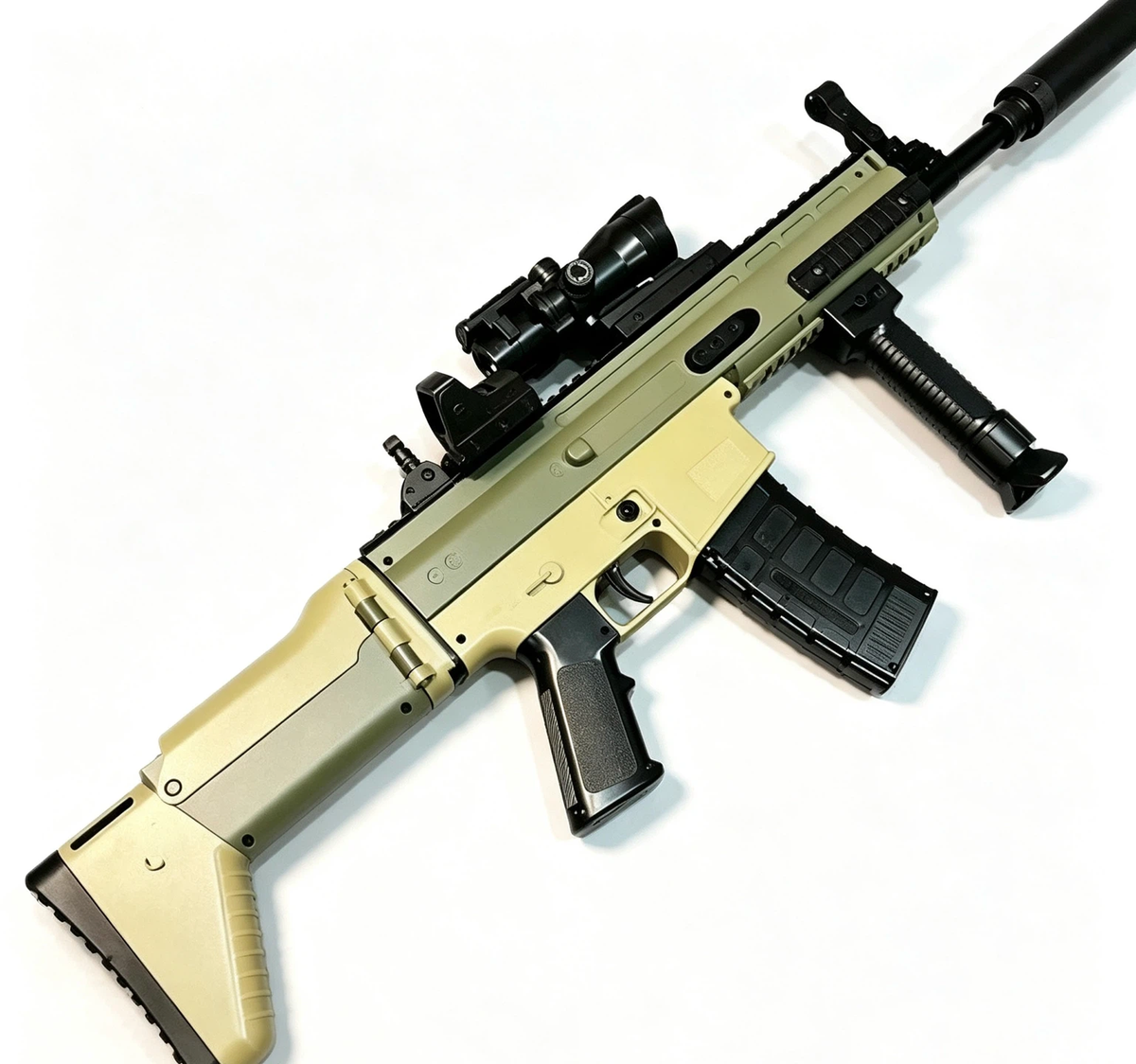 SCAR‑Style Electric Tactical Toy Blaster, Nylon Body, Realistic Blowback, Semi & Full Auto Dual Mode