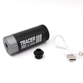 4th Gen Rainbow Tracer Silencer, 14mm Reverse Thread Toy Tracer Unit with Rainbow Tracer Effect & Simulated Muzzle Flash for Gel Blaster