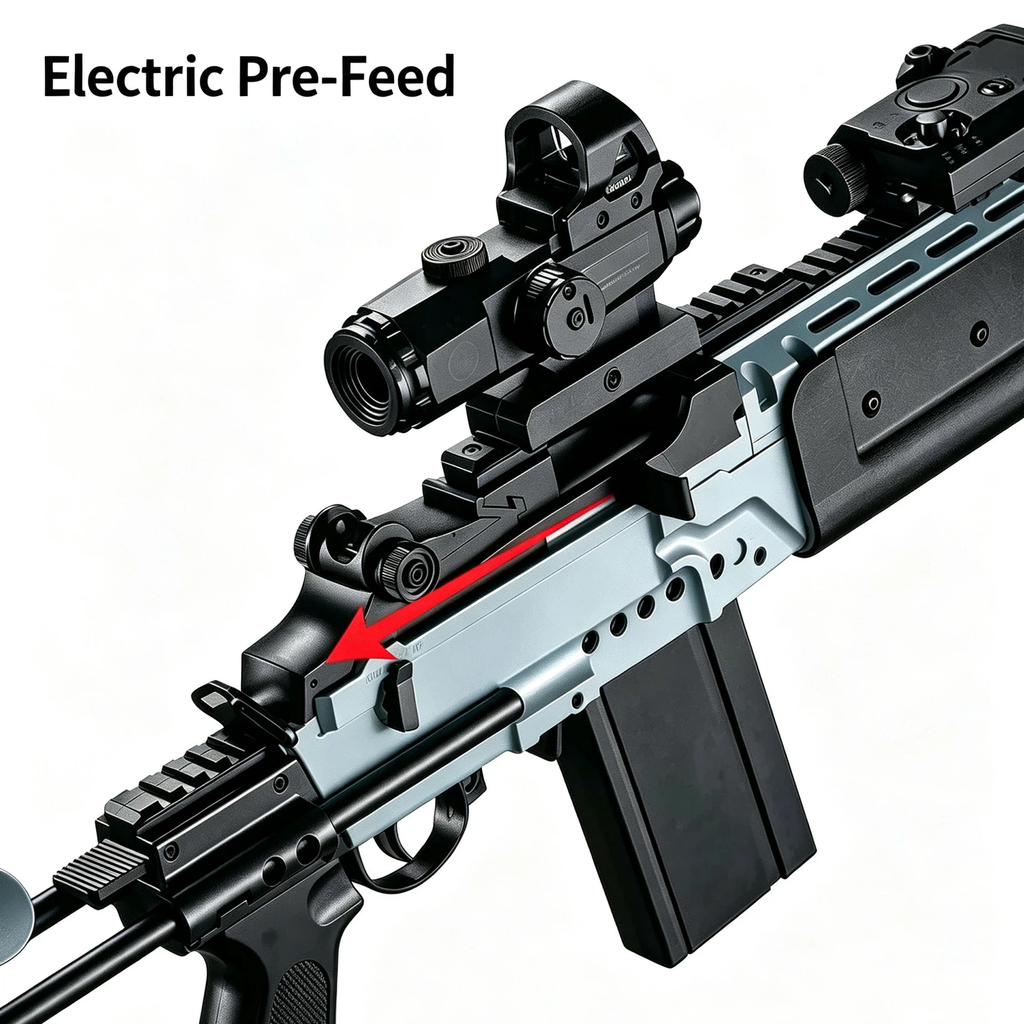 MK14 Tactical Display Model Replica, Full Accessories Kit