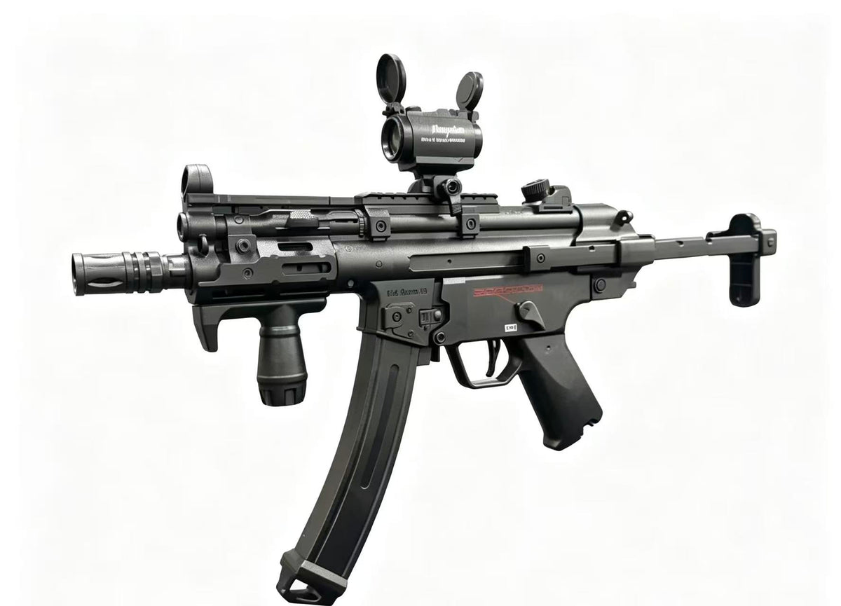MP5K Replica Toy Gun, Full Auto & Manual Mode, Simulated Blowback Effect