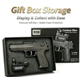 Kids Carbon Fiber Desert Eagle Gel Blaster Toy | Manual Continuous Shooting, 6-7mm Safe Gel Balls, Gift Box Pack
