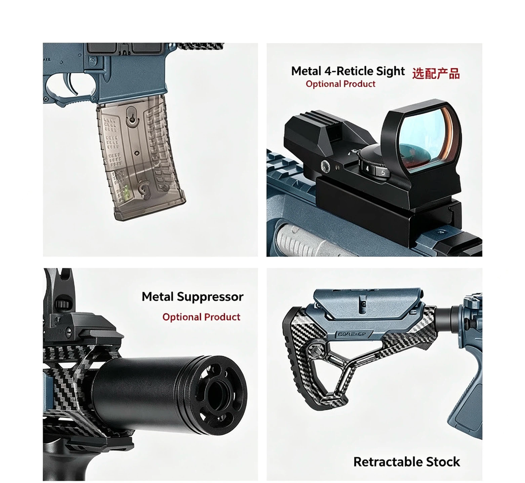 F4 Gen 2 Carbon Fiber Electric Gel Toy Launcher