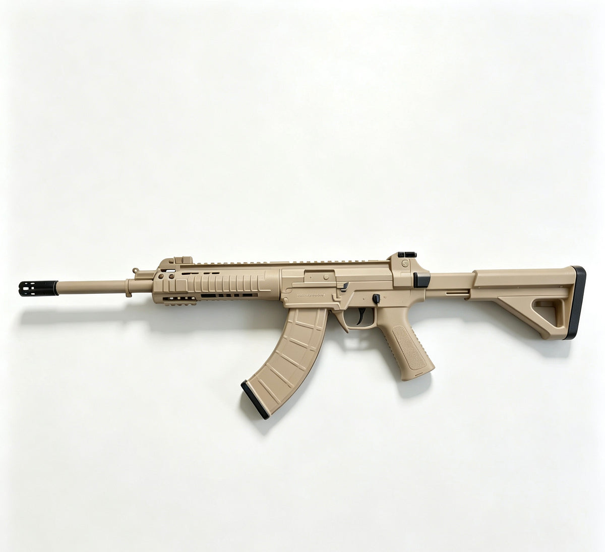 QBZ191 Heavy Weight Replica Model, Metal Tube & Metal Gear Internal Structure High-End Collection Ornament