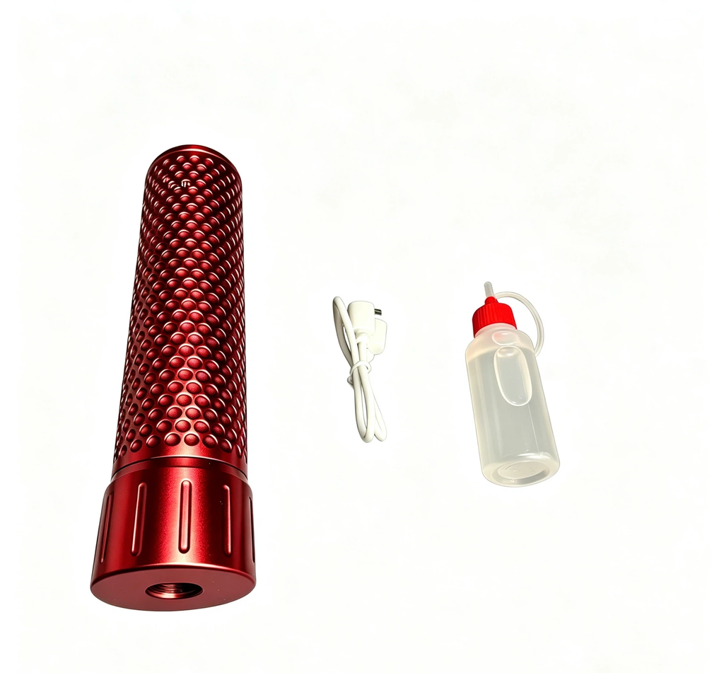 Smoke Effect Tracer Silencer, USB‑Charged Simulation Spit‑Fire Suppressor