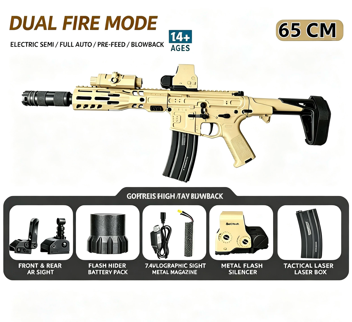 SLR Electric Tactical Toy Model