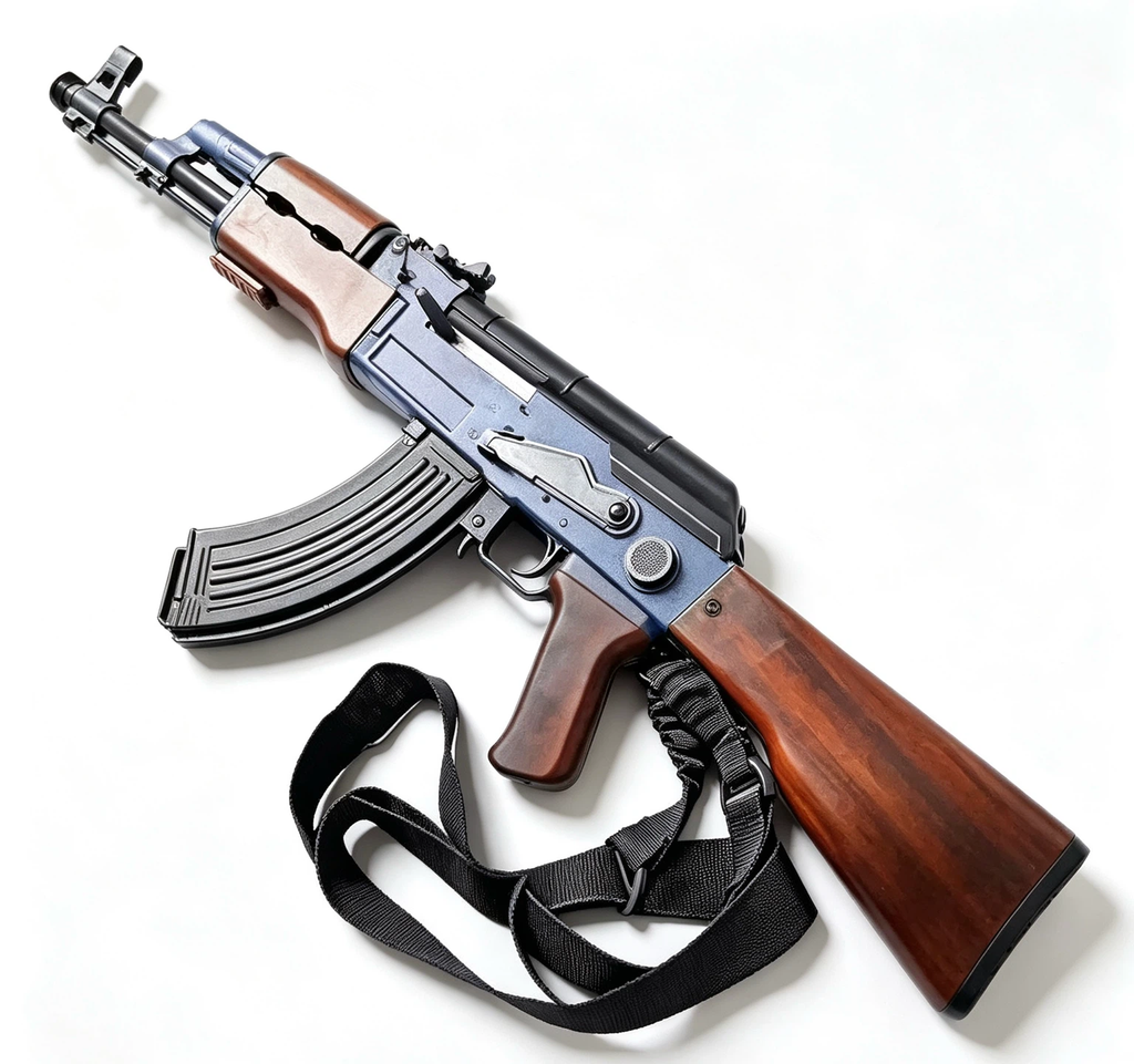 TianGong AK47 Nylon Electric Toy Gun, Semi & Full Auto, Blowback Wargame Blaster for Boys, Chicken Game Model