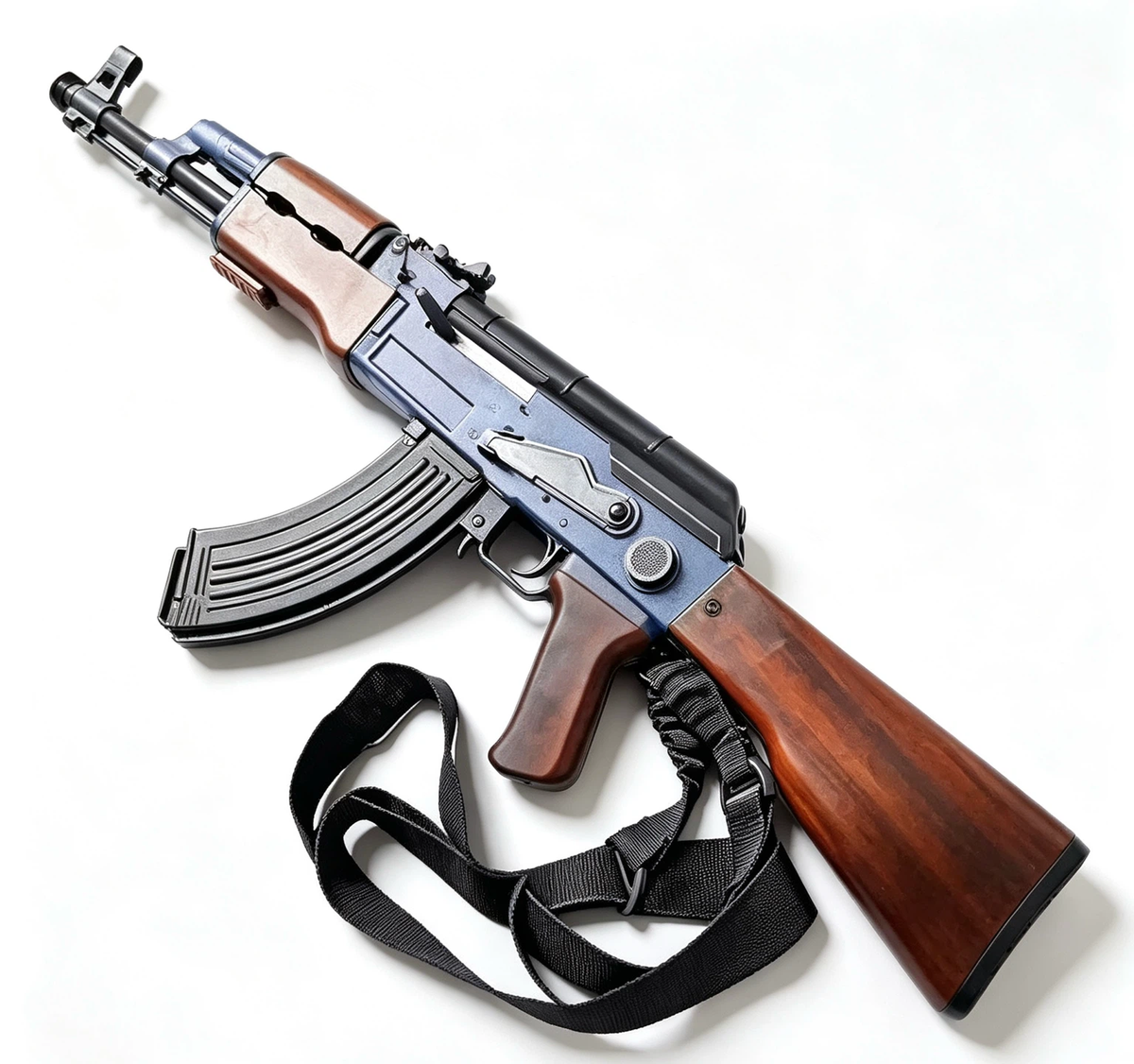 TianGong AK47 Nylon Electric Toy Gun, Semi & Full Auto, Blowback Wargame Blaster for Boys, Chicken Game Model