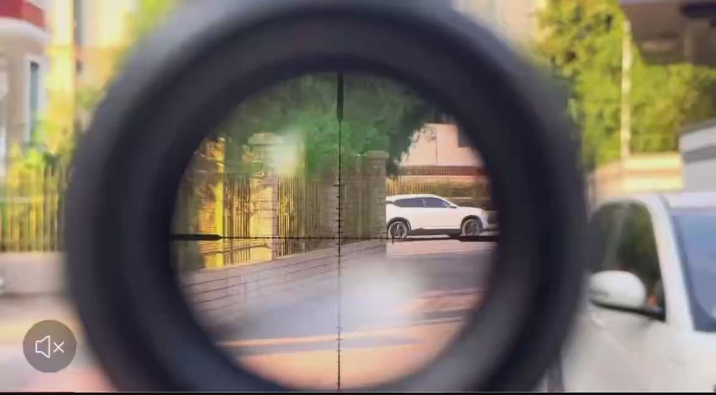 3x HD Compact Scope, Red & Green Illuminated Reticle, Windage & Elevation Adjustable, Flip Lens Caps, Toy Optic Accessory