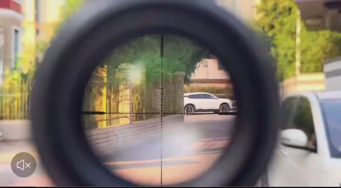 3x HD Compact Scope, Red & Green Illuminated Reticle, Windage & Elevation Adjustable, Flip Lens Caps, Toy Optic Accessory